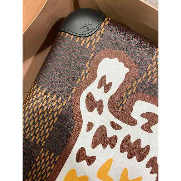 Louis Vuitton Horizon 55 Nigo LV Made Cabin Rolling Luggage Damier Travel Bag - Picture 4 of 12